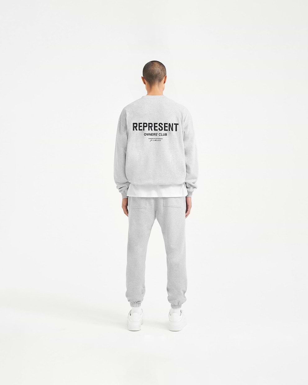 Represent Owners Club Sweater - Ash Grey